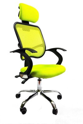 Продано: Кресло офисное компьютерное Ergo D05 green компьютерный стул