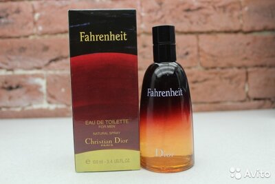Dior Fahrenheit мужская парфюмерная вода, 100 мл Подарок