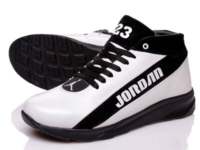 Продано: Білі чоловічі зимові кросівки Jordan Prime