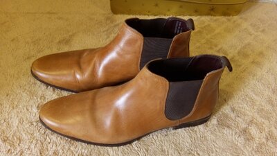 Ботинки челси из натуральной кожи taylor & wright