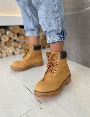 Мужские ботинки Timberland 6 inch Premium Ginger Термо скидка sale | чоловічі черевики знижка