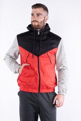 Чоловіча демісезонна осіння весняна куртка вітровка / мужская спортивная демисезонная куртка ветровк