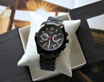 Продано: Мужские часы Tissot Chronograph 42 mm Total Black