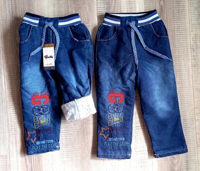Продано: Детские джинсы на махре 92-110см. Теплые джинсы для мальчика