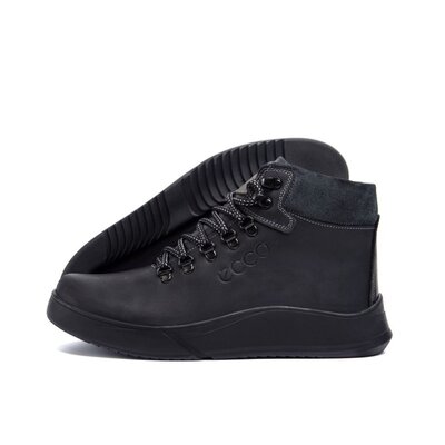 Мужские зимние кожаные ботинки Yurgen Black Style