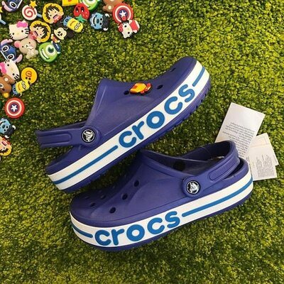 Кроксы сабо crocs bayaband clog blue