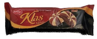 Продано: Печиво Klas Mosaic з шоколадно - горіховим кремом Karsa , 60 гр Турція