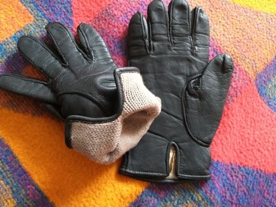 Кожаные мужские перчатки Beemark размер М