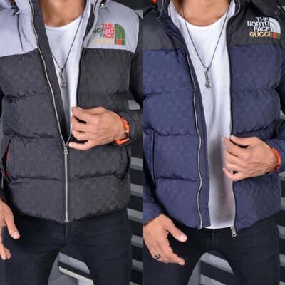 Зимняя мужская куртка TNF x Gucci