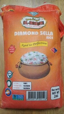 Al-Hashmi diamond sella басмати рис селла басмати длиннозерновой упаковка 2 кг