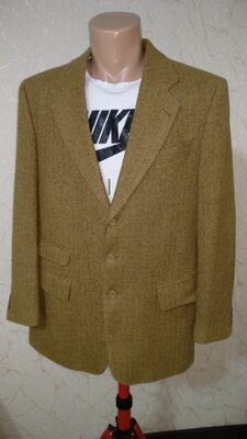 Теплый шерстяной мужской пиджак 48-50 размер Adrino Sazburg