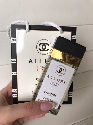 Chanel Allure Homme Sport м 50 мл в подарочной упаковке