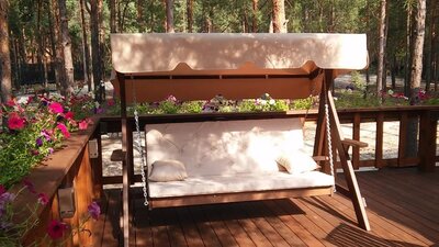 Продано: Садовая качеля это очень хороший выбор для отдыха на даче, в саду или на террасе, прочная и надежная