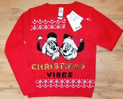 Продано: Новогодний свитер для девочки 11-12 лет 146-152 см
