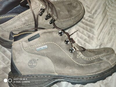 Кожание нубук стильний ботинки сапоги черевики Gore Tex бренд Timberland.42