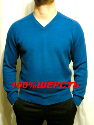 Продано: BLUE HARBOUT Шикарный шерстяной свитер Изумруд - S - M - L
