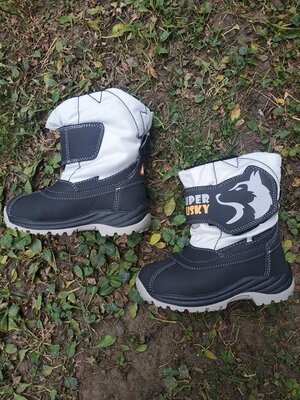 Новые зимние детские ботинки B&G термо обувь , размеры 22-27