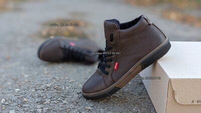 Продано: Крутые кожаные зимние кроссовки ботинки на меху