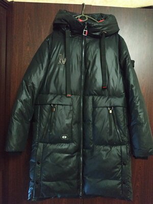 Стильный шикарный пуховик зимняя куртка 48-50р