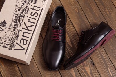 Продано: Мужские кожаные туфли VanKristi Код VK 500 кож