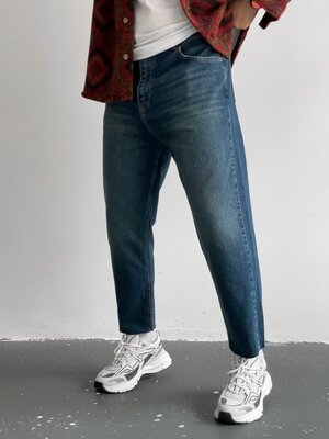 Продано: Крутые мужские джинсы Момы синего цвета