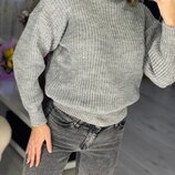 Вязаный теплый свитер 904-32