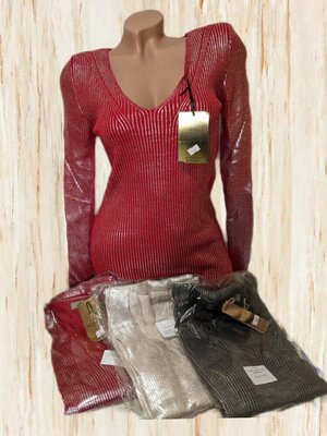 Продано: Люрикс р.42-46 Платье вязаное трикотажное