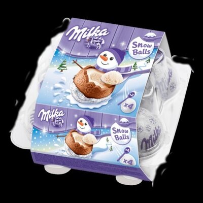 Продано: Шоколадные яйца Milka Snowballs Oreo 112 гр
