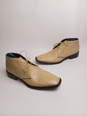 Модельные кожаные мужские ботинки дезерты Hugo Boss Хьюго Бос 45р.