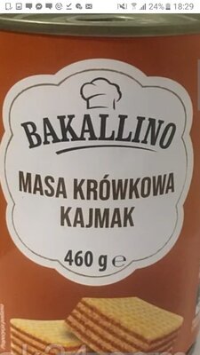 Сгущенное молоко ИРИСКА Bakallino Masa Krówkowa Kajmak 460г Польша