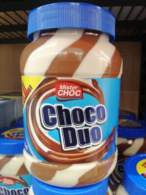 Шоколадная паста Mister Choc Duo какао-молочная 1000 млl