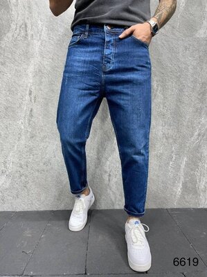 Продано: Модные мужские джинсы Мом синие, Турция