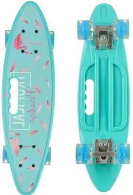 Продано: Модный скейт фламинго с ручкой