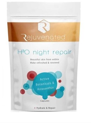 Активные капсулы для ночного восстановления кожи rejuvenated collagen h3o night repair, 7 капсул