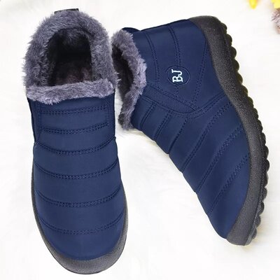 Зимние влагостойкие ботинки на меху, легкие мягкие и удобные