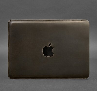 Кожаный чехол для MacBook Pro 14'' темно-коричневый Crazy Horse BN-GC-19-o