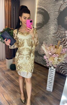 Платье Роксолана роскошная пайетка -2 цвета