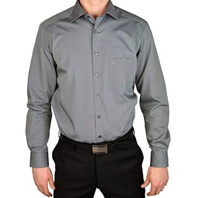 Эстетичная рубашка non-iron высокого качества известного немецкого производителя Olymp.