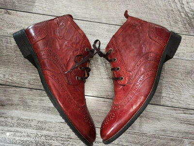 Shoe embassy кожаные ботинки броги р. 41-27,5см оригинал