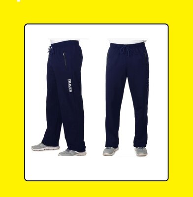 Трикотажні прямі, темно-сині, спортивні штани чоловічі великих розмірів батал 