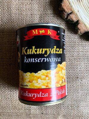 Кукуруза консервированная M&K Kukurydza 400г Польша