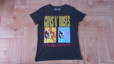 Футболка винтажная мужская T-shirt vintage Guns N Roses Use Your Illusion World Tour 1992 р.XL