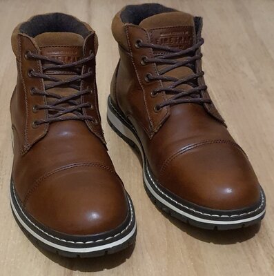 Продано: Оригинальные кожаные утепленные ботинки FIRETRAP Aubin 82 42,5р/28cm