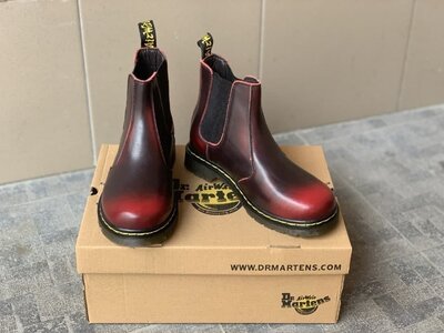 Мужские ботинки Dr. Martens Chelsea Red скидка sale | чоловічі черевики знижка