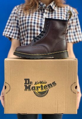 Мужские ботинки Dr. Martens 1460 Brown скидка sale | чоловічі черевики знижка