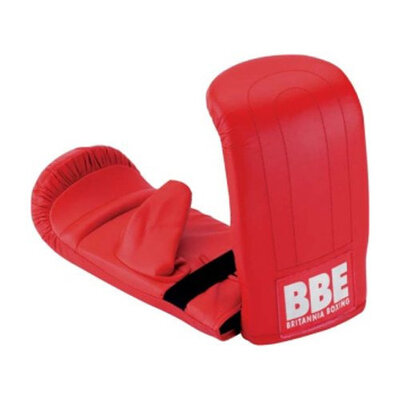 Перчатки боксерские клубные красные Рукавички боксерські червоні BBE Britannia Boxing Англия