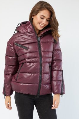 Продано: Бордовая Зимняя женская куртка по скидке Распродажа