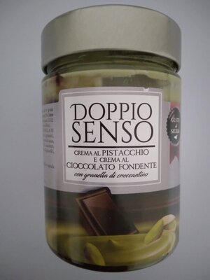 Шоколадно-Фісташкова паста Doppio senso 330грам, Італія