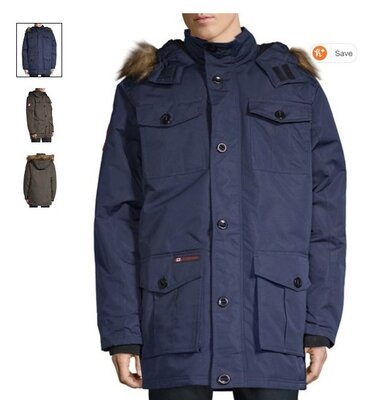 Зимняя теплая куртка парка Canada Weather Gear из Сша размер л