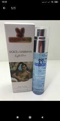Продано: Мини-Парфюм мужской Dolce & Gabbana Light blue poure homme pheromon 45 мл 